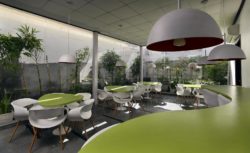 Luxury office interiors cafeteria furniture